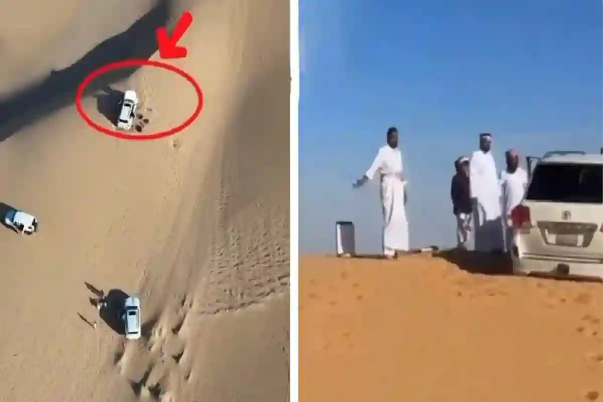 بعد 24 ساعة من اختفائها .. العثور على عائلة فُقدت في صحراء حلبان. 