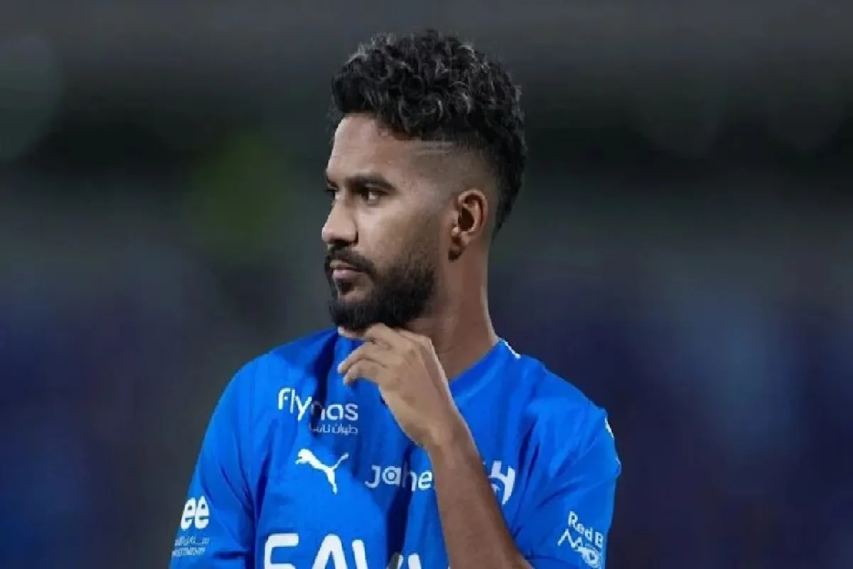 اللاعب خالد الغنام.